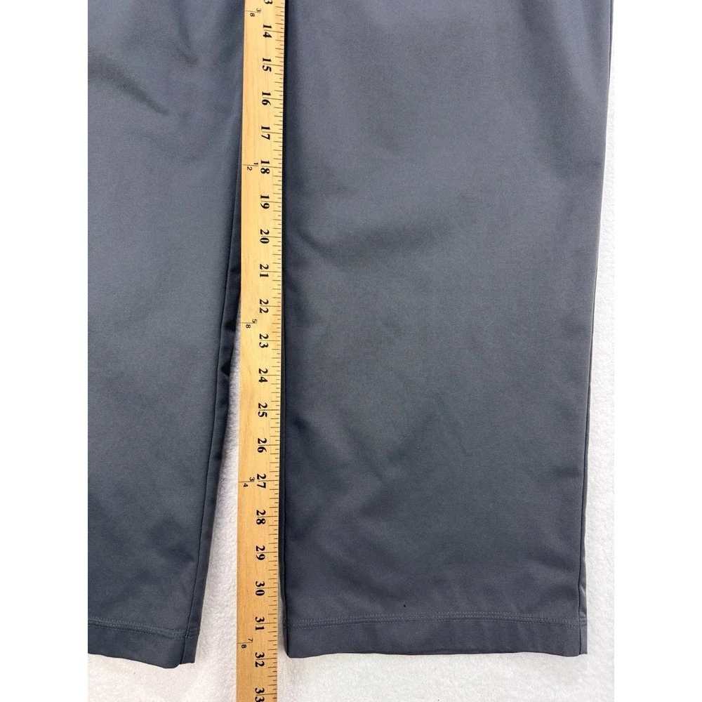 Adidas Climacool Golf Pants Men 38x32 Gunmetal Straight‎ Vented Performance